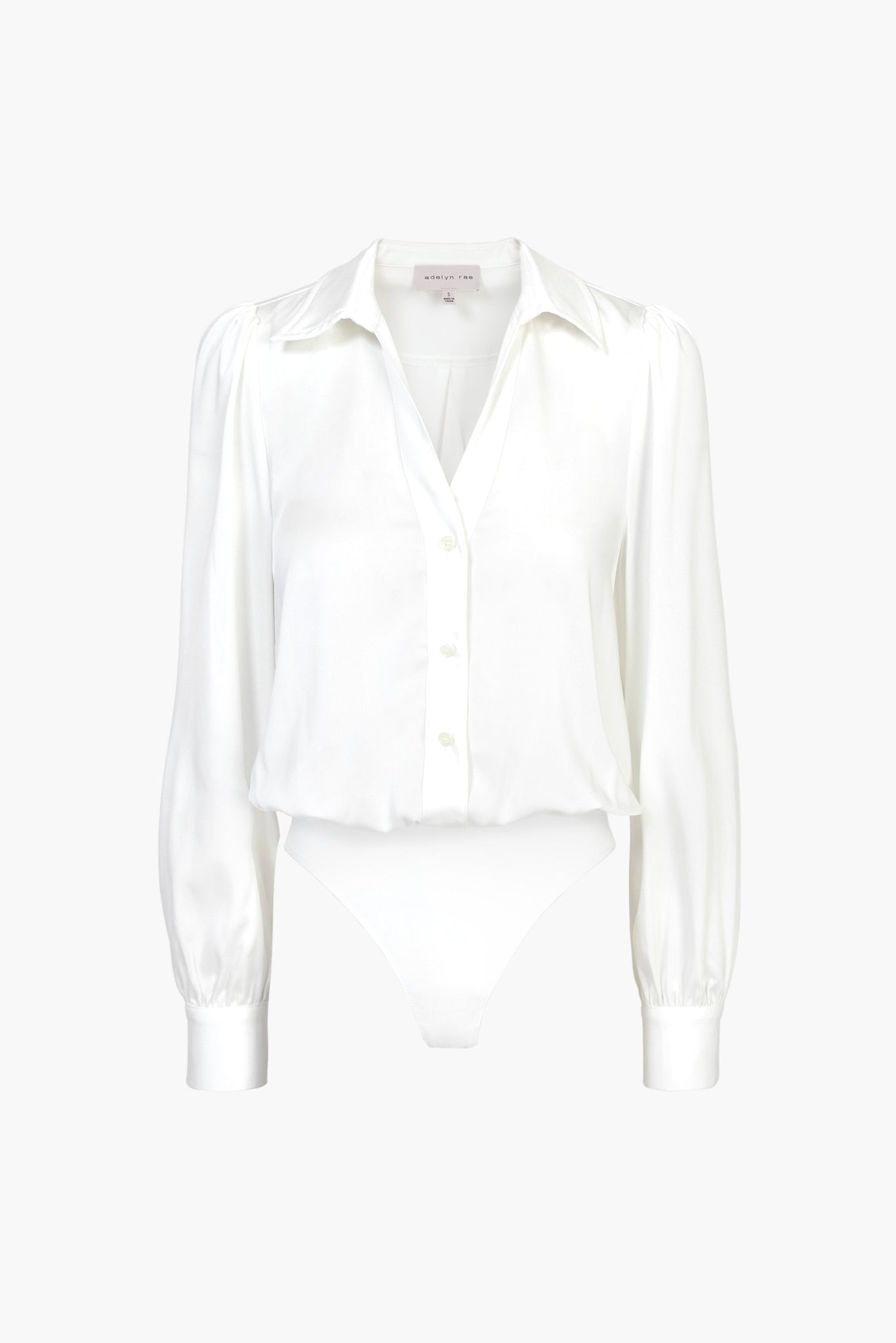 chemise magique Bodysuit Kiara - button up silk blouse