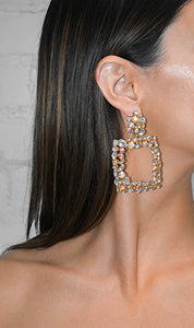FF Marielle Square Sparkle Earrings - Location