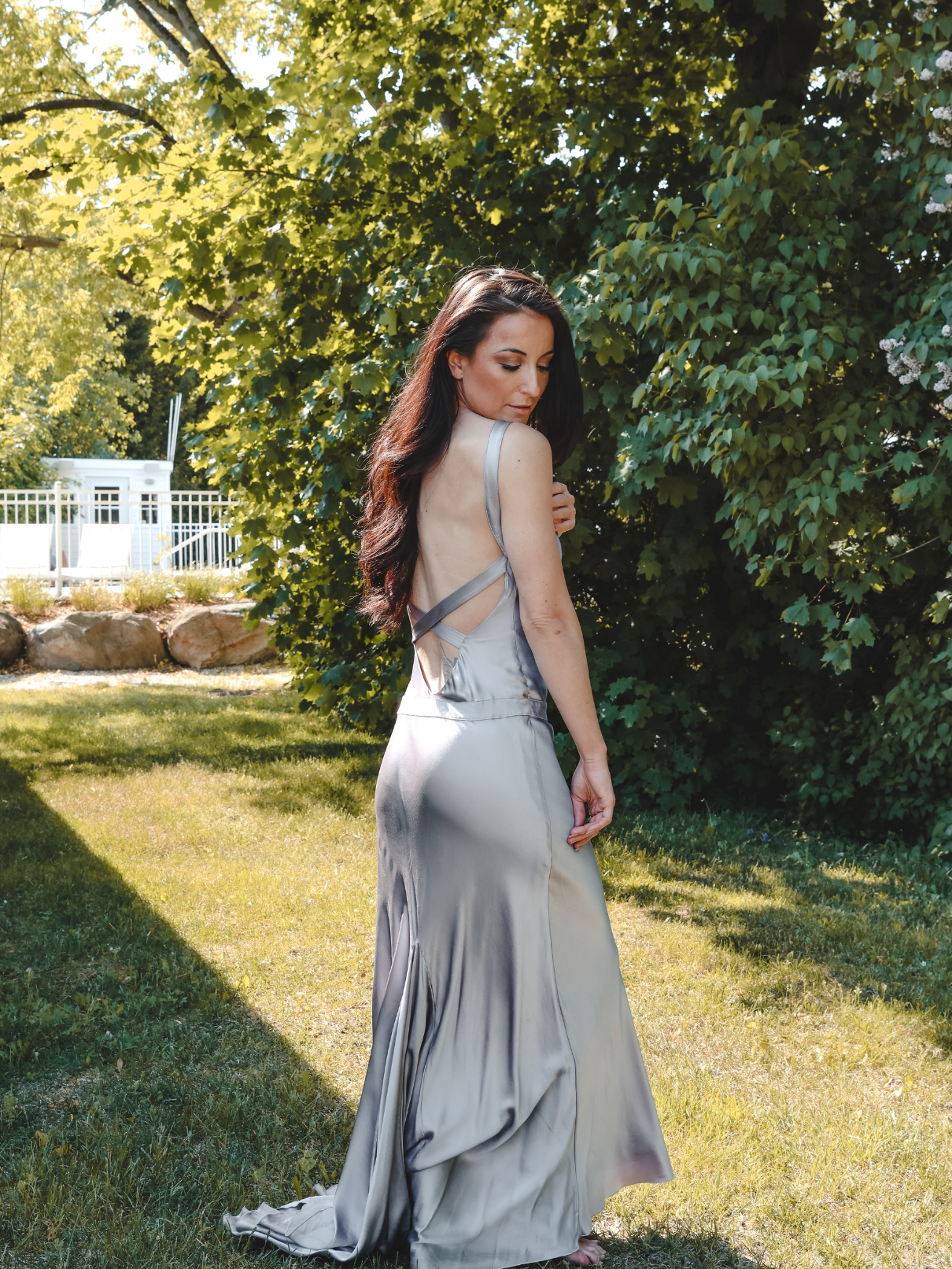Long Lilac Dress - Rental 