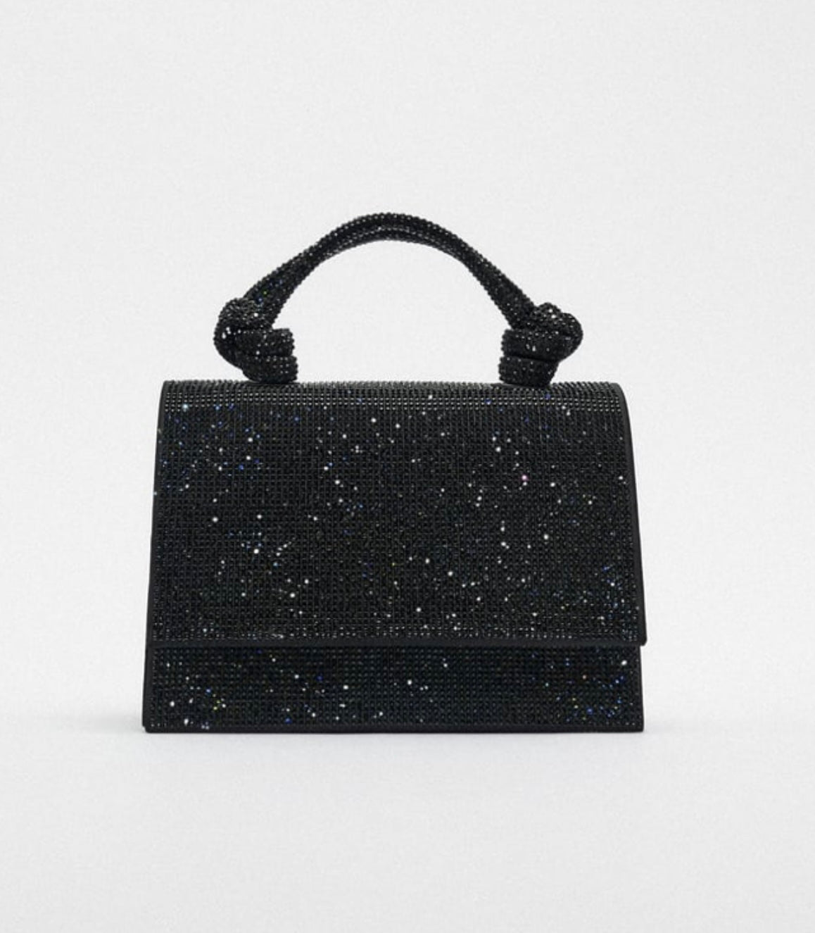 Shiny Black Handbag - Rental