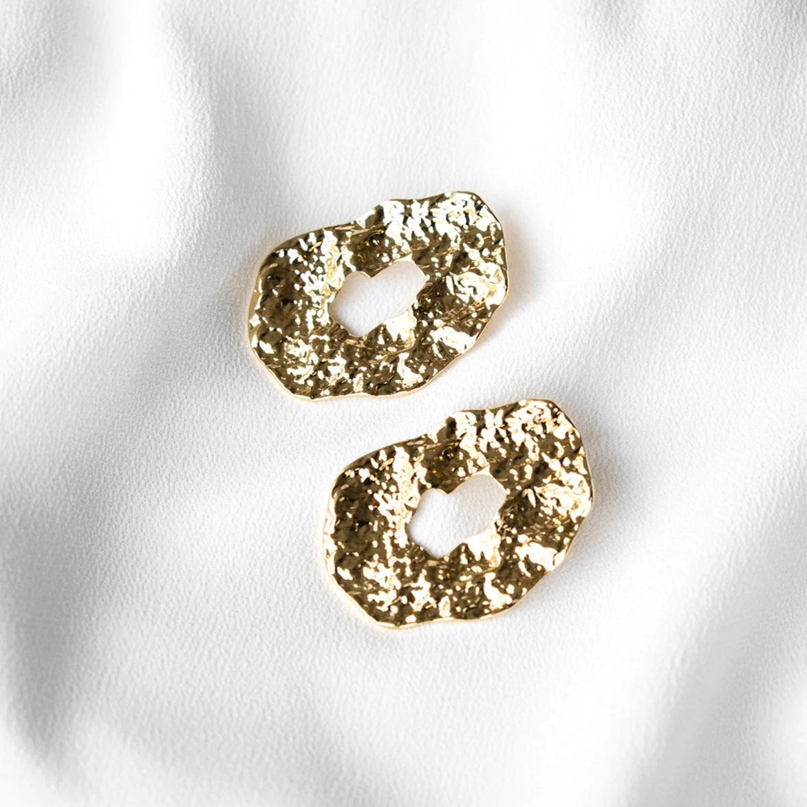 Odelle Gold Hoop Earrings - Rental