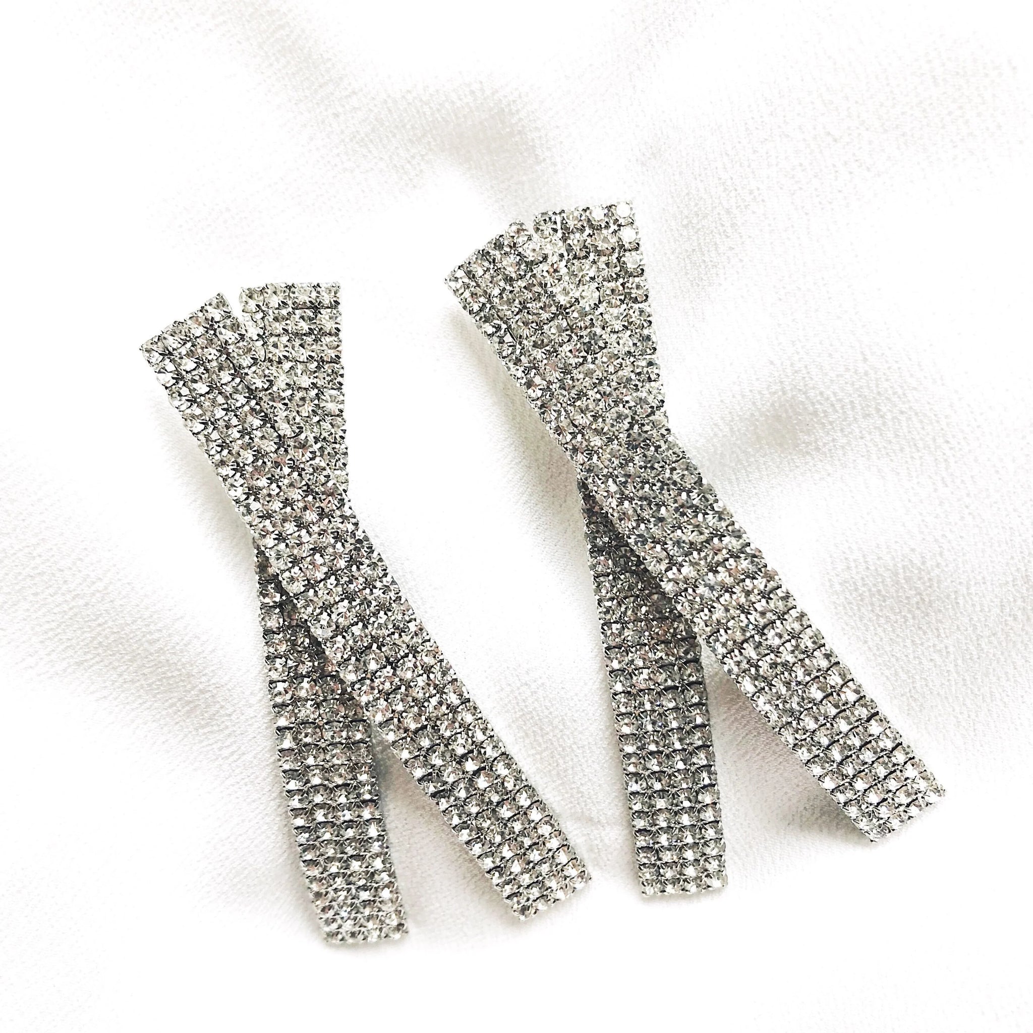 Xandria Crystal X Earrings - Rental