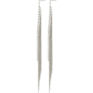 Donkey Earrings With Cascading Crystals - Rental