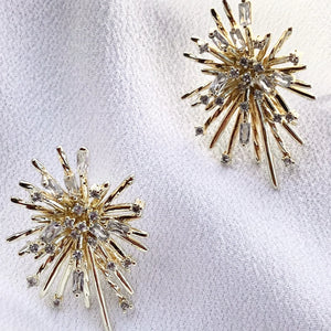 Claudia CZ Gold Plated Earrings - Location