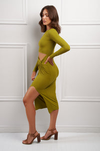 Green Midi Dress - Rental 