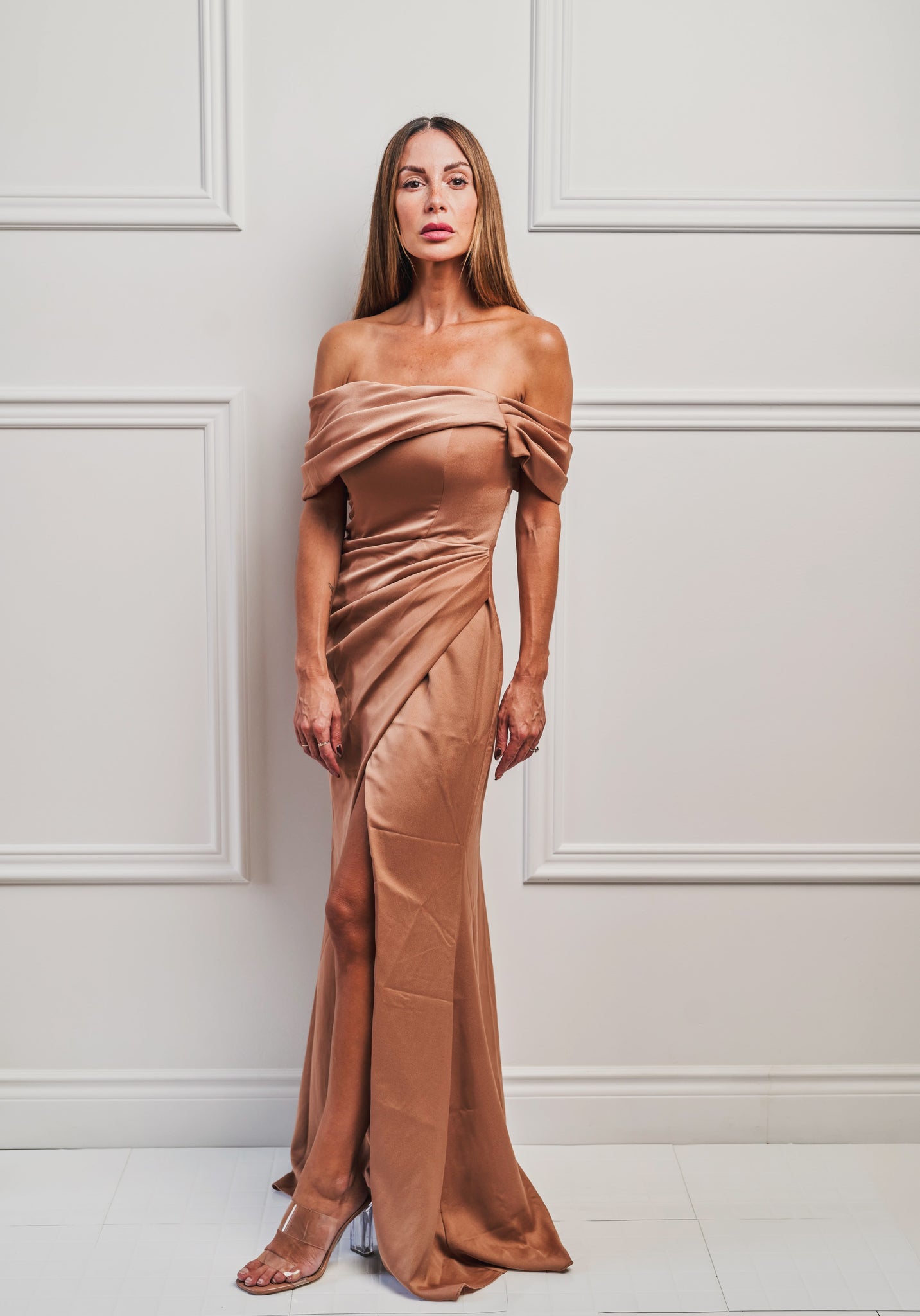 Long Brown Dress - Rental 