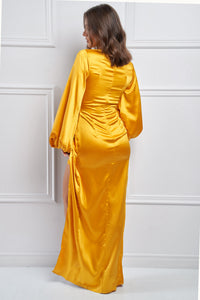 Yellow/Orange Long Dress - Rental 