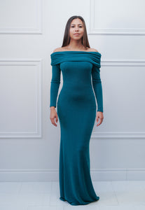 Long Green Dress - Rental 