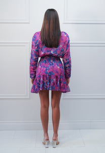 Fushia And Purple Short Dress - Rental 