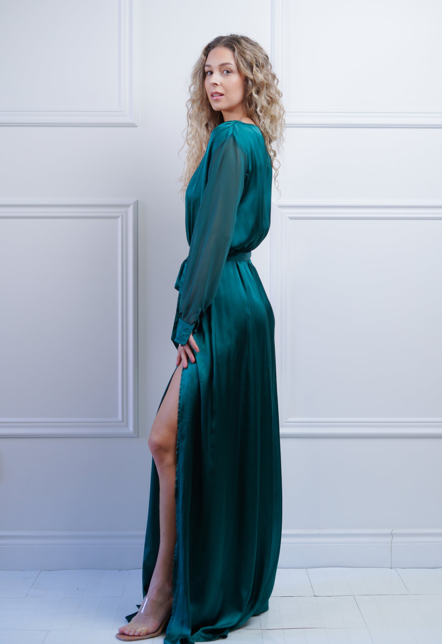 Long Green Dress - Rental 