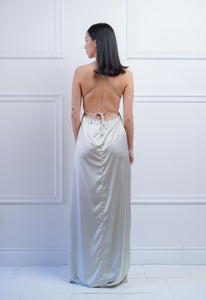 Long Silver Dress - Rental 