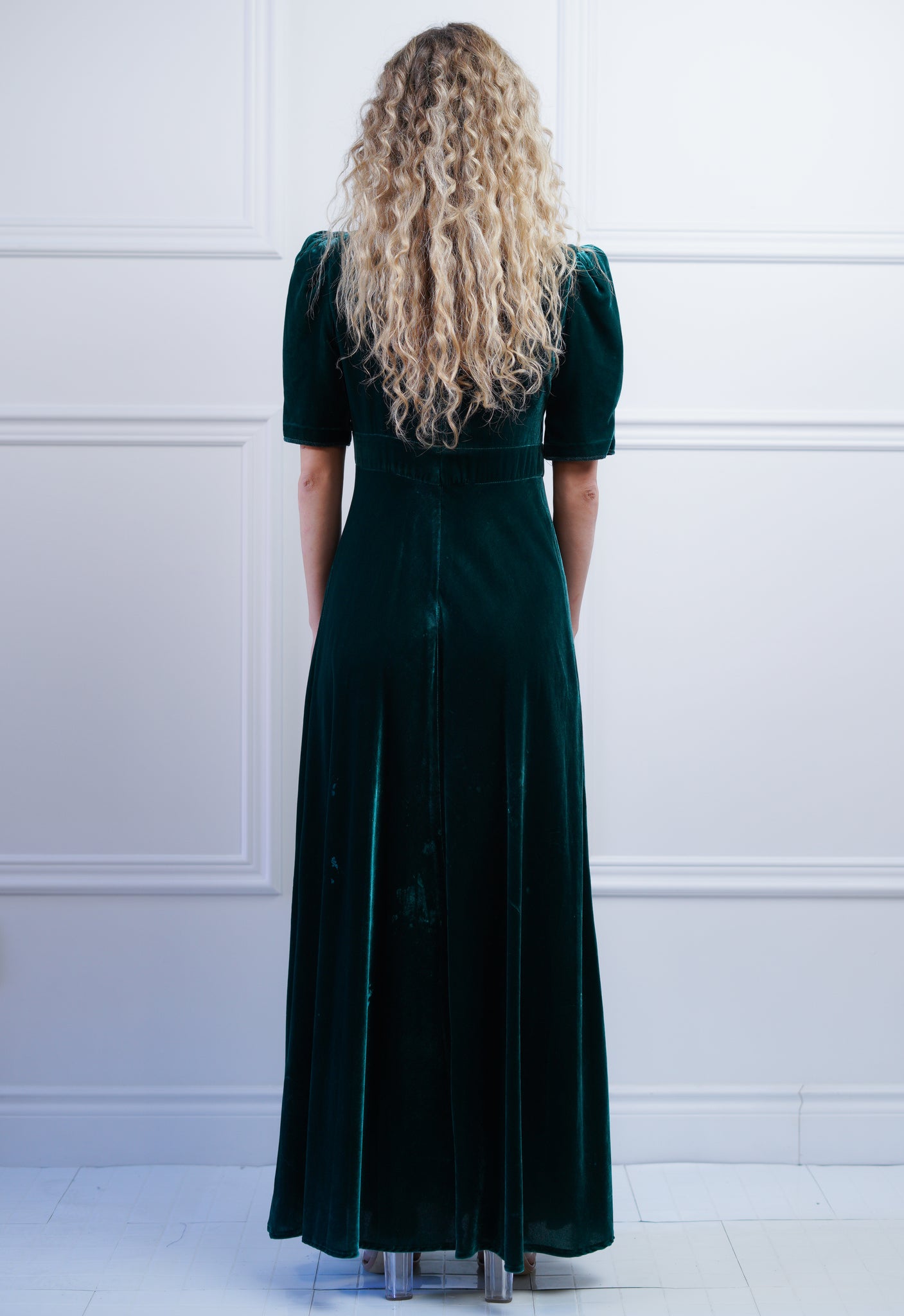 Long Green Dress - Rental 