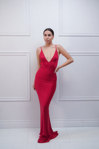 Long Red Dress - Rental 