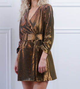Short Gold Dress - Rental 