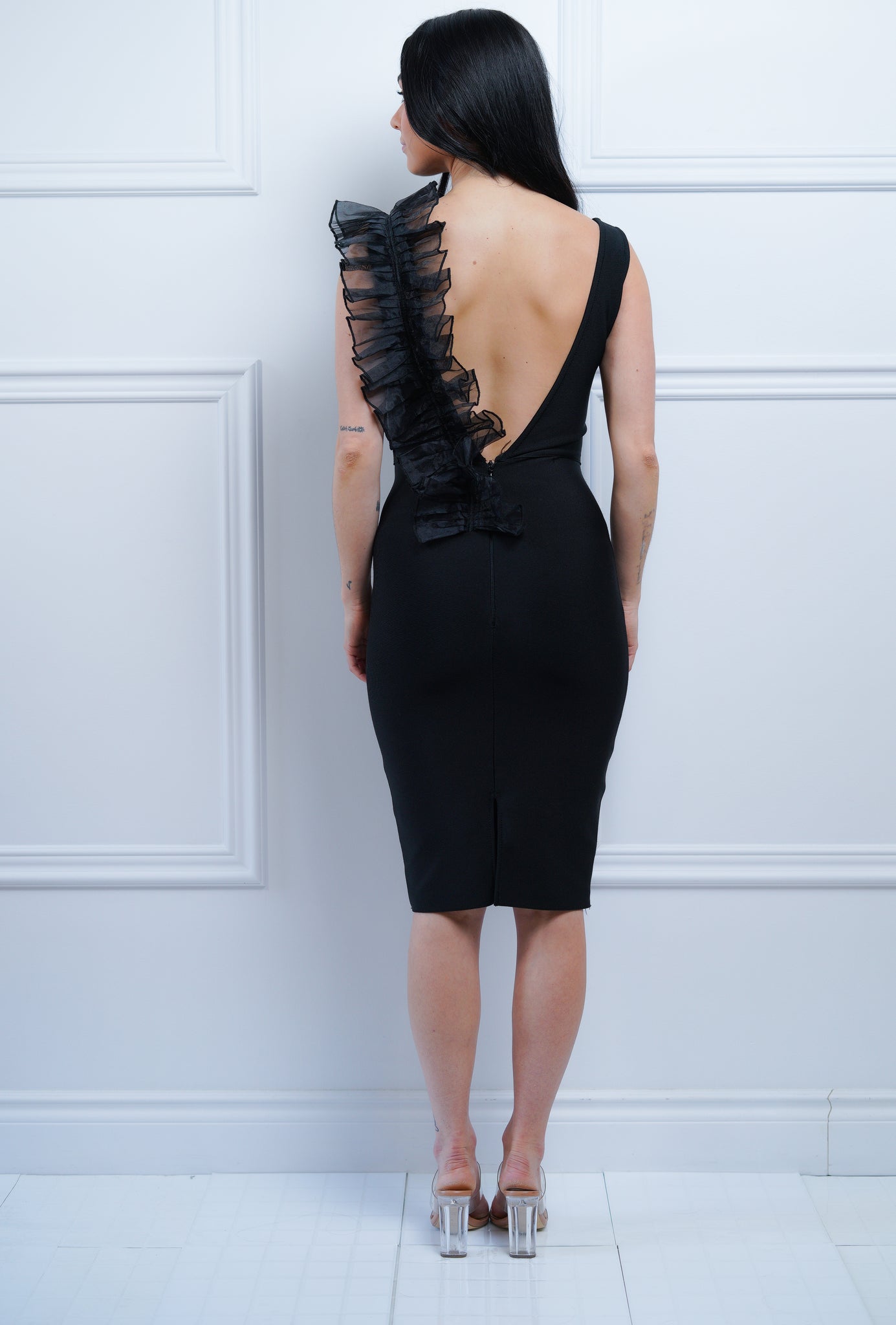 Black Midi Dress - Rental 