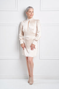 Short Beige/Cream Dress - Rental 