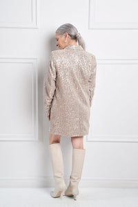 Short Silver Dress / Jacket - Rental 