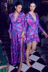 Fushia And Purple Short Dress - Rental 